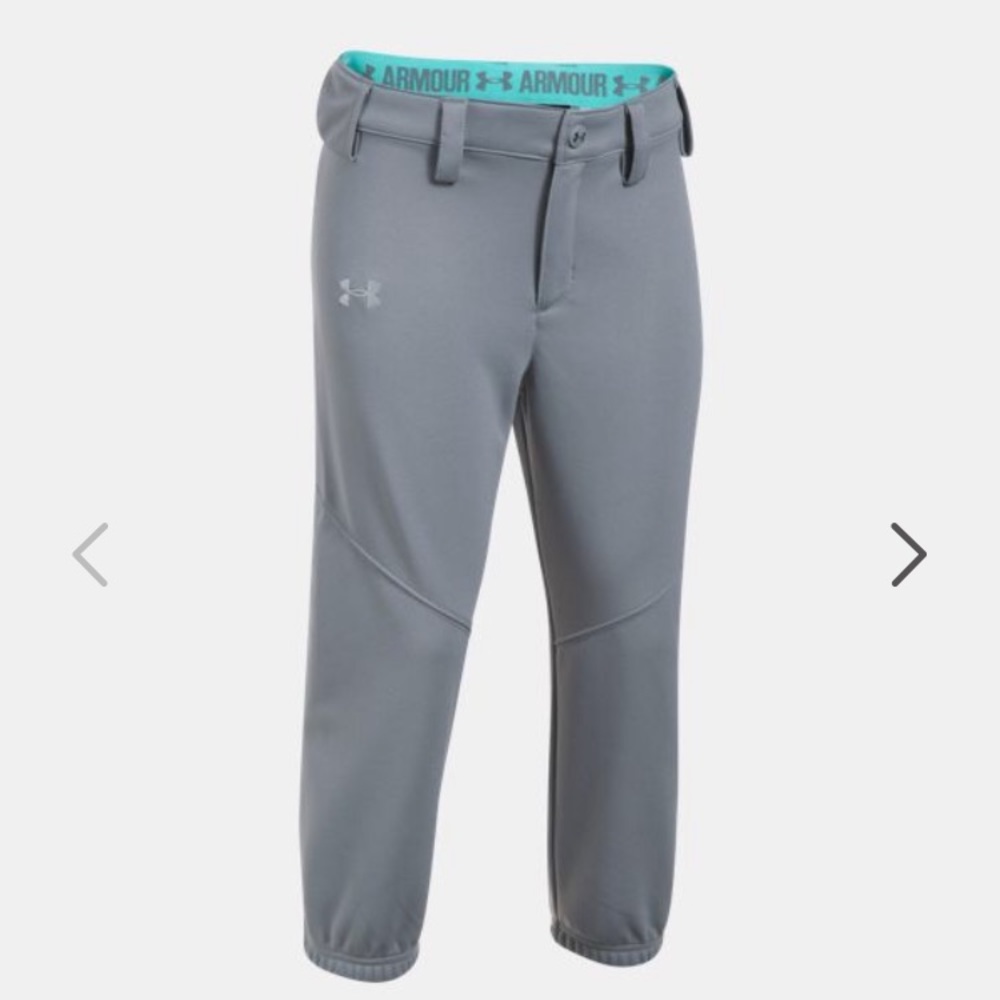 Girls UA softball pants, size XS